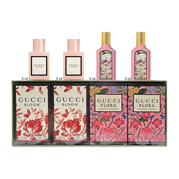 GUCCI Perfume Set Bloom 5mlx2pcs+Flora Goergeous Gardenia
